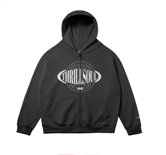 WORLDWIDE ZIP UP HOODIE