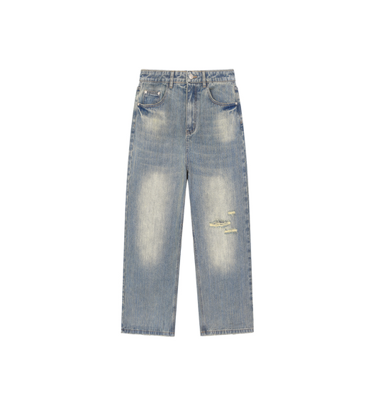 Vintage Wash Distressed TS Denim Jeans